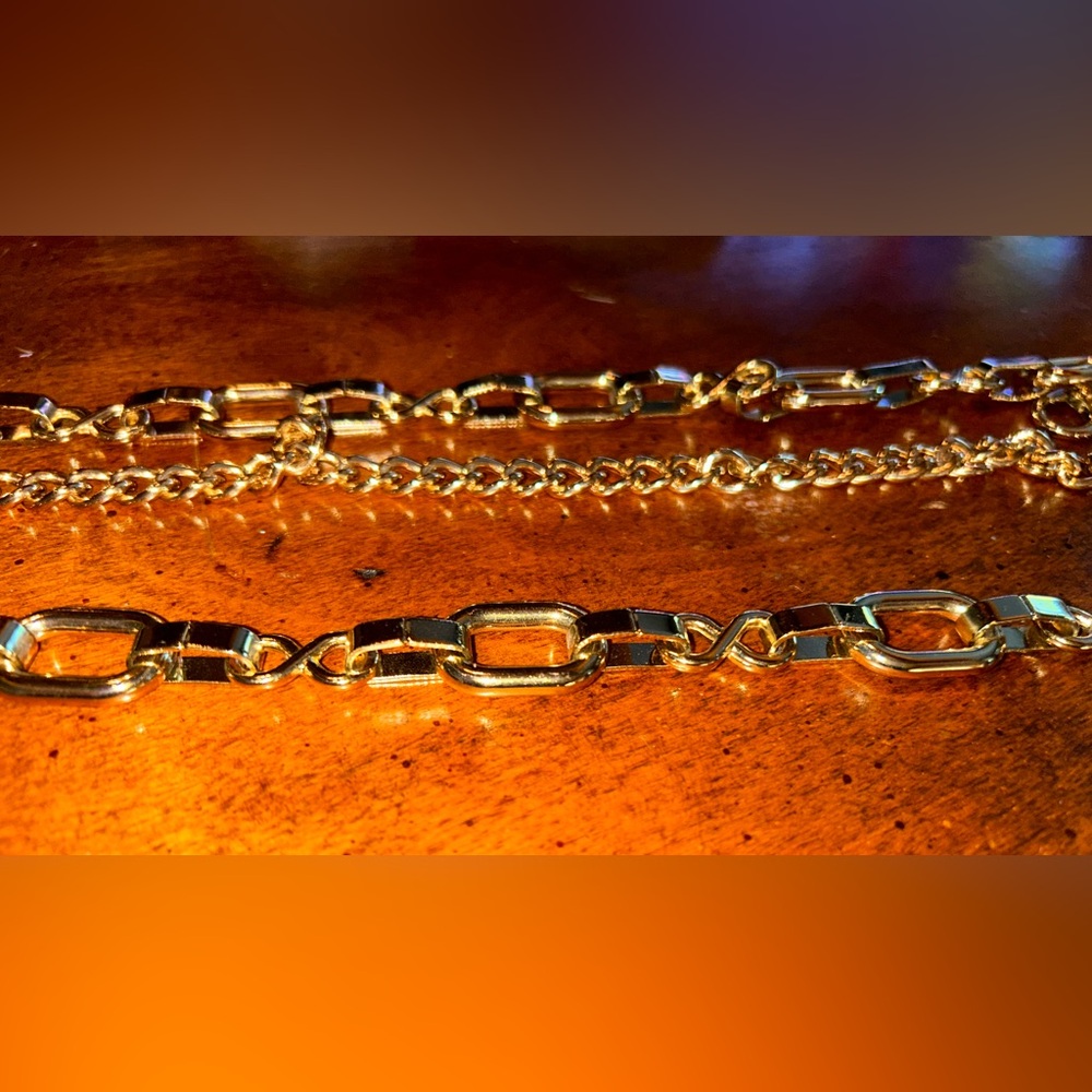 INC International Concepts Gold Chain Belt